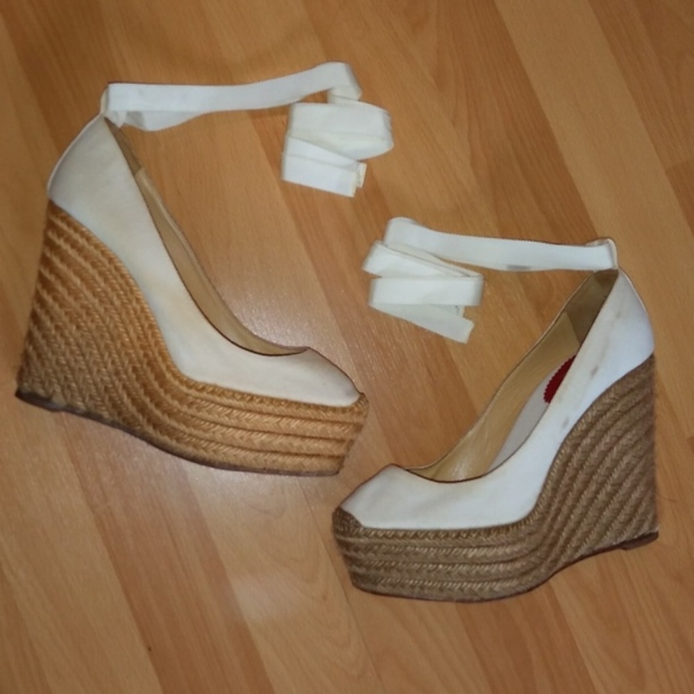 Christian Louboutin Espadrilles Wedges 38
